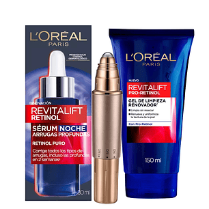 Set Rostro Retinol + Masajeador Facial