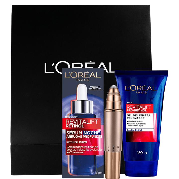 Set Rostro Retinol + Masajeador Facial 1