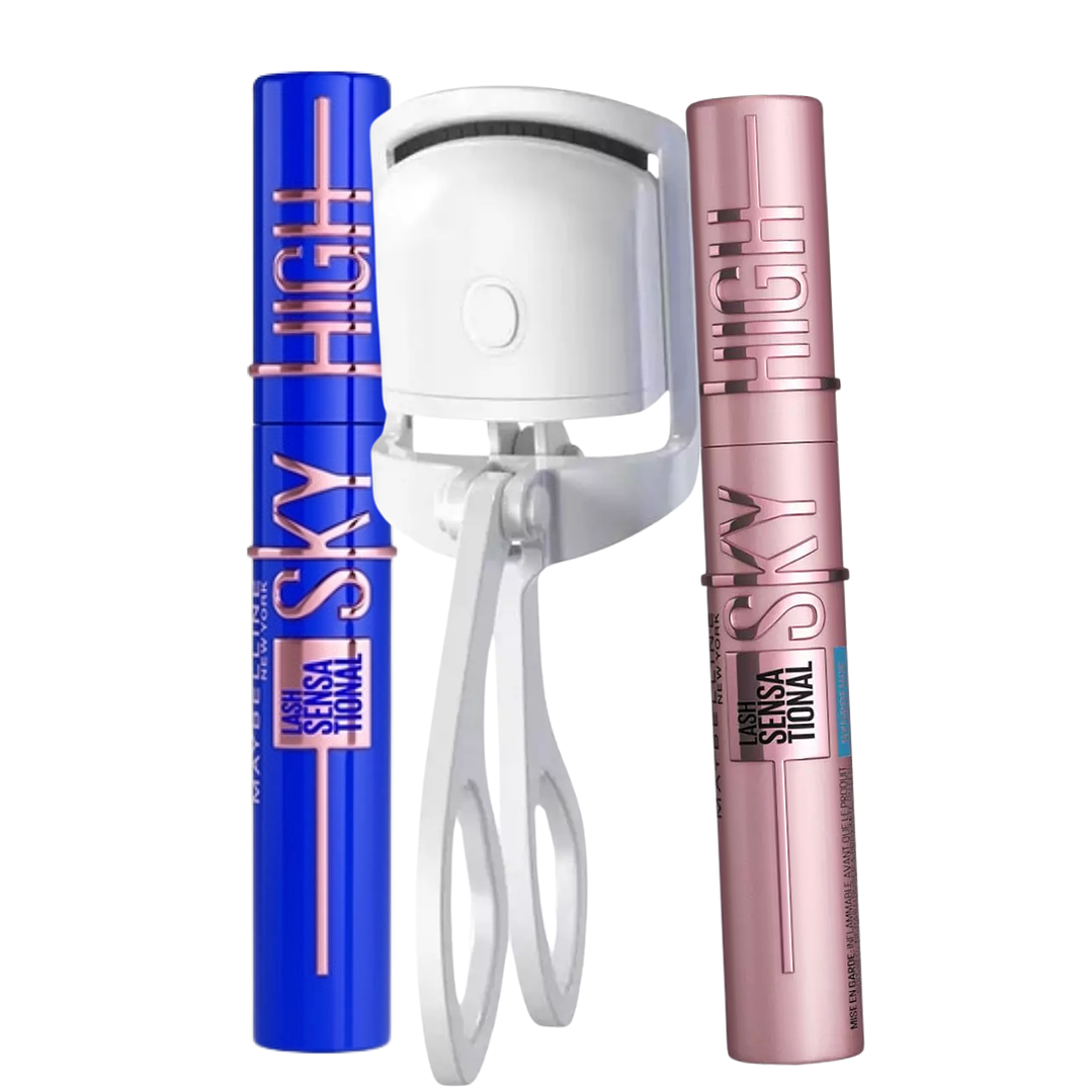 Set Sky High Blue + ﻿Encrespador﻿ Eléctrico 2