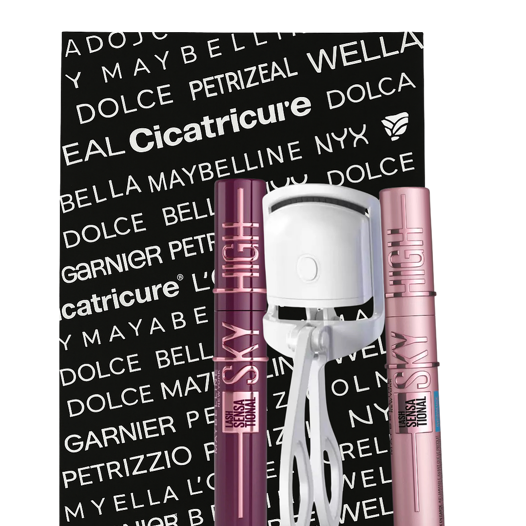 Set Sky High Burgundy + Encrespador Eléctrico 1