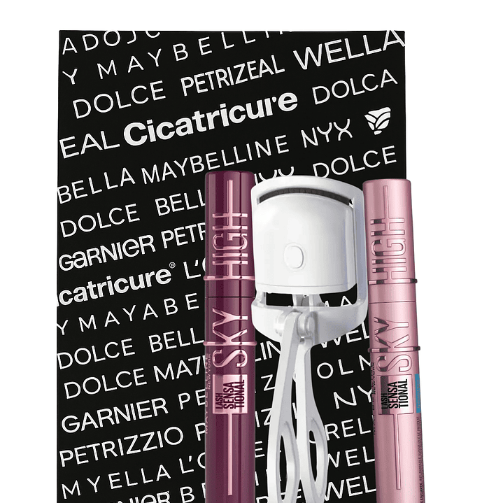 Set Sky High Burgundy + Encrespador Eléctrico 1