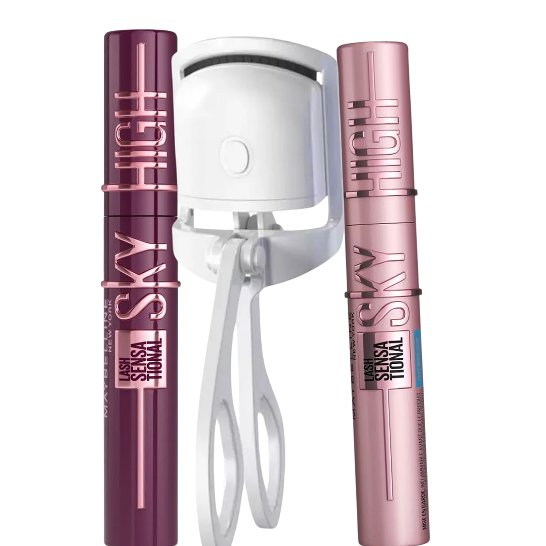 Set Sky High Burgundy + Encrespador Eléctrico 2