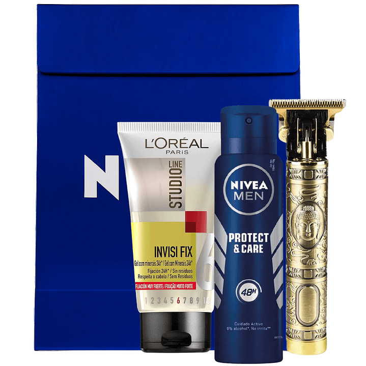 Pack Men Nivea + Maquina De Afeitar 1