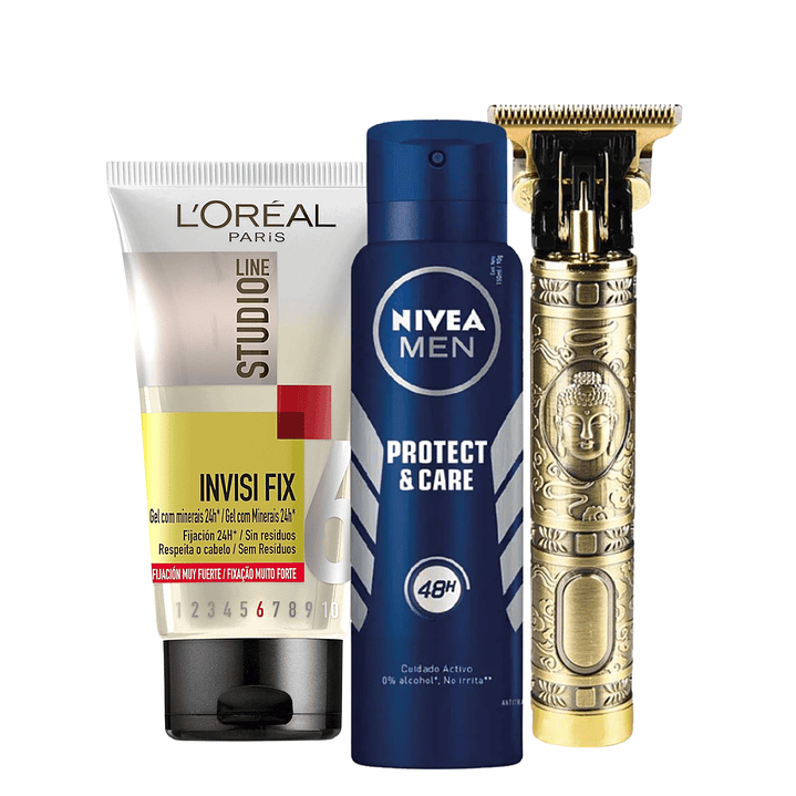 Pack Men Nivea + Maquina De Afeitar 2
