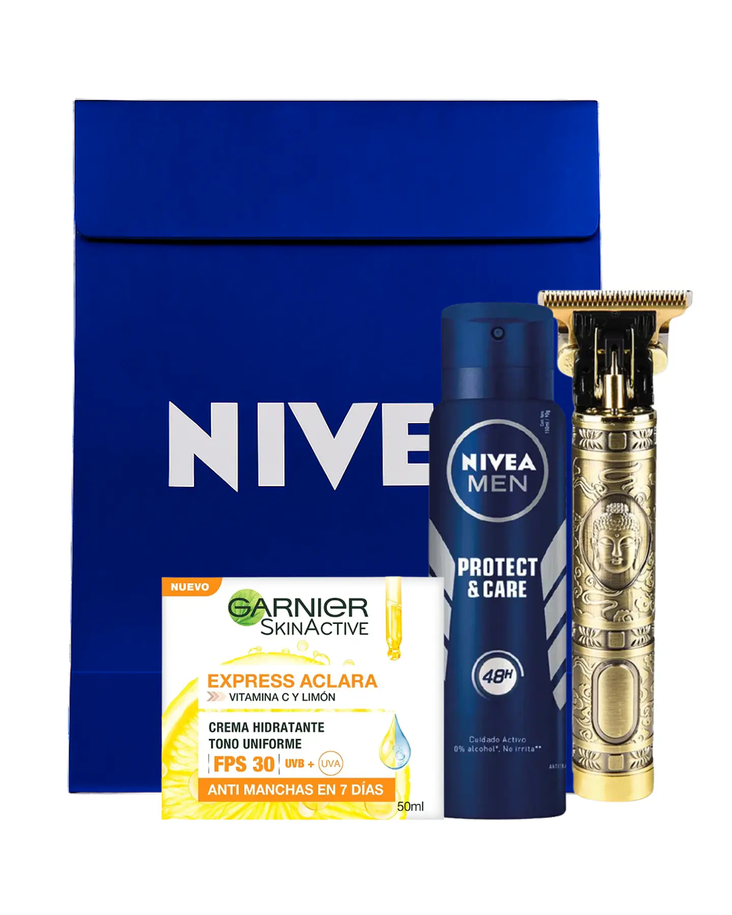 Pack Men Nivea + Maquina De Afeitar 1