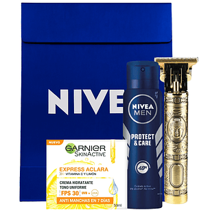Pack Men Nivea + Maquina De Afeitar