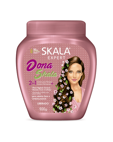 Máscara Dona Skala Definición y Brillo 2 en 1 Tratamiento + Crema de Peinar - SKALA