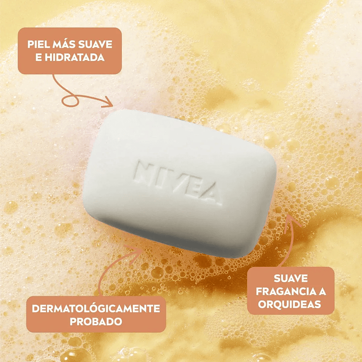 Jabón De Barra Glicerina Aceites Esenciales 3x90G - NIVEA 2