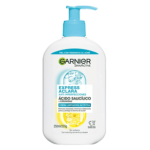 Limpiador Facial Garnier Express Aclara Anti Imperfecciones Ácido Salicílico 250 ML - GARNIER