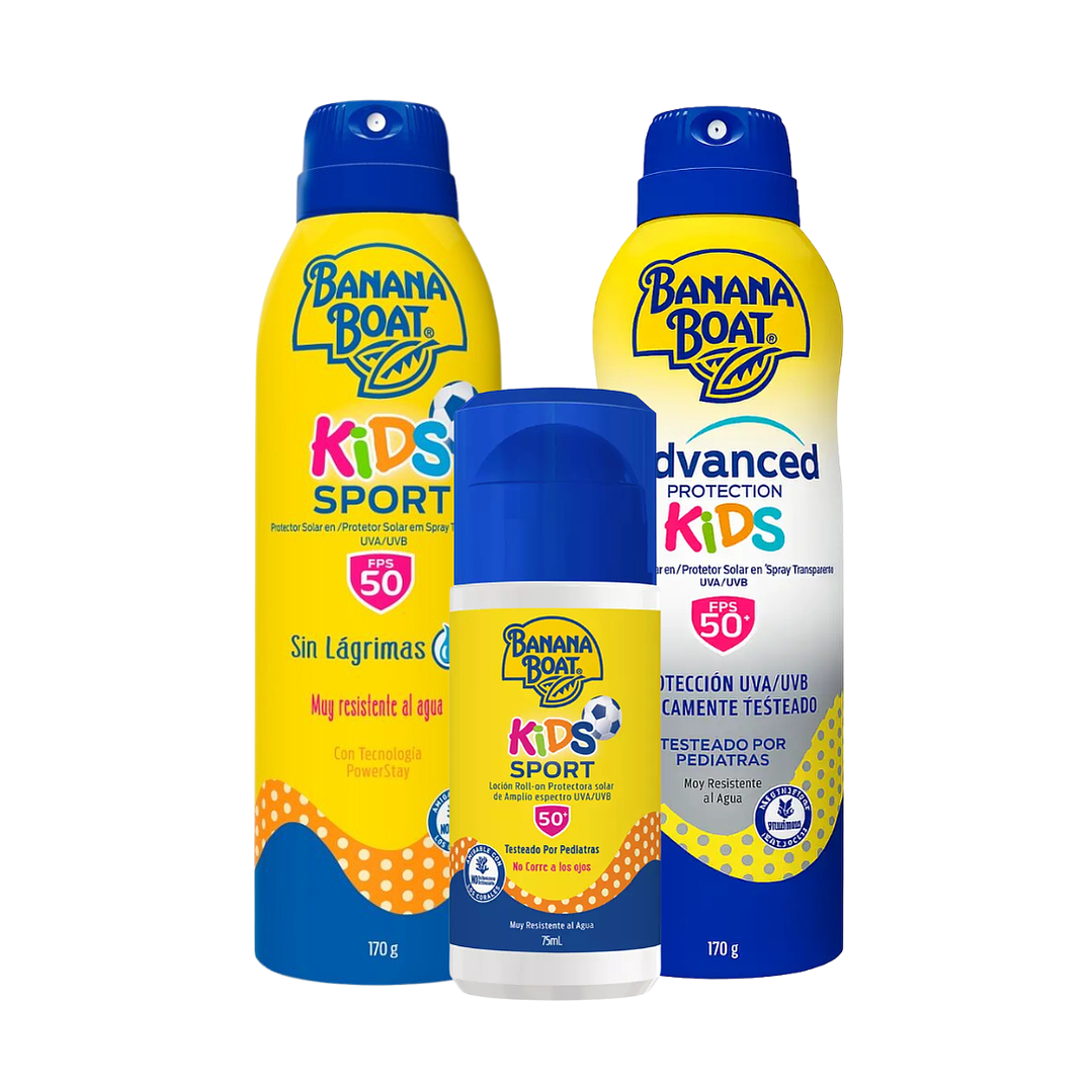 Set Banana Boat Kids Sport Advanced Mixto Rollon & Spray - BANANA BOAT 1