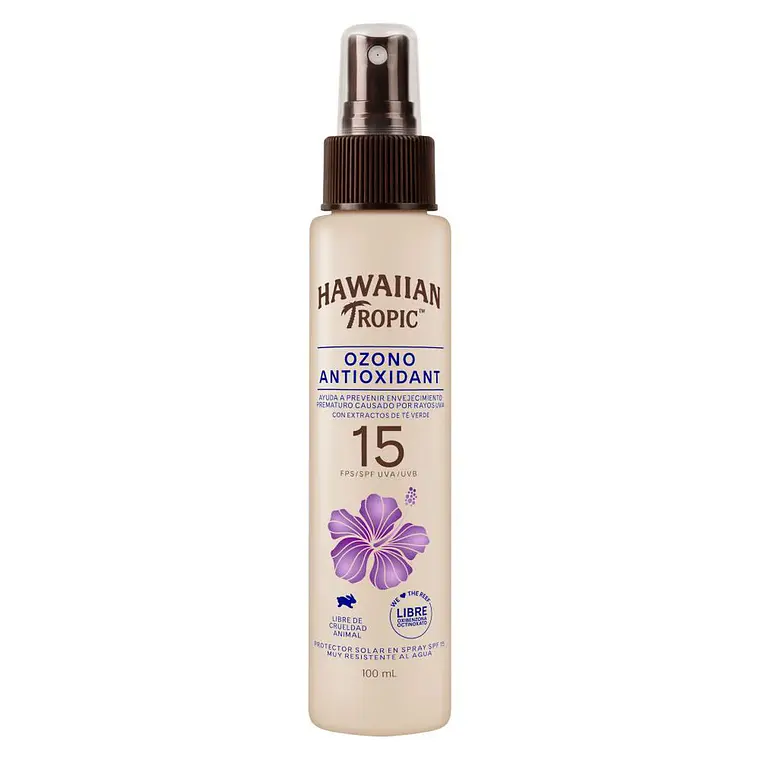 Protector Solar Hawaiian Tropic Ozono Antioxidant Mist FPS 15 100 ML - HAWAIIAN TROPIC 1