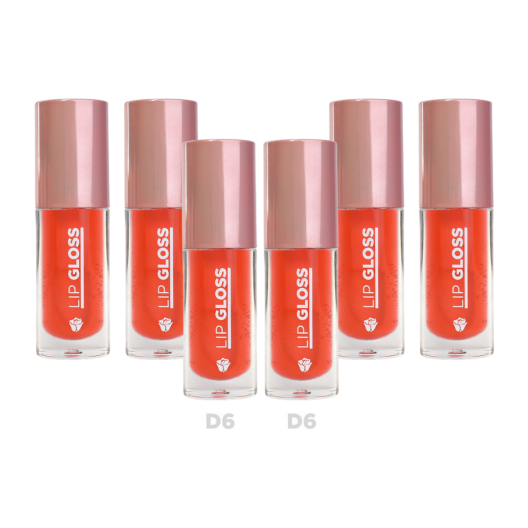 Lip Gloss Transparente con Vitamina E Tono D6 X6 - DOLCE BELLA 1