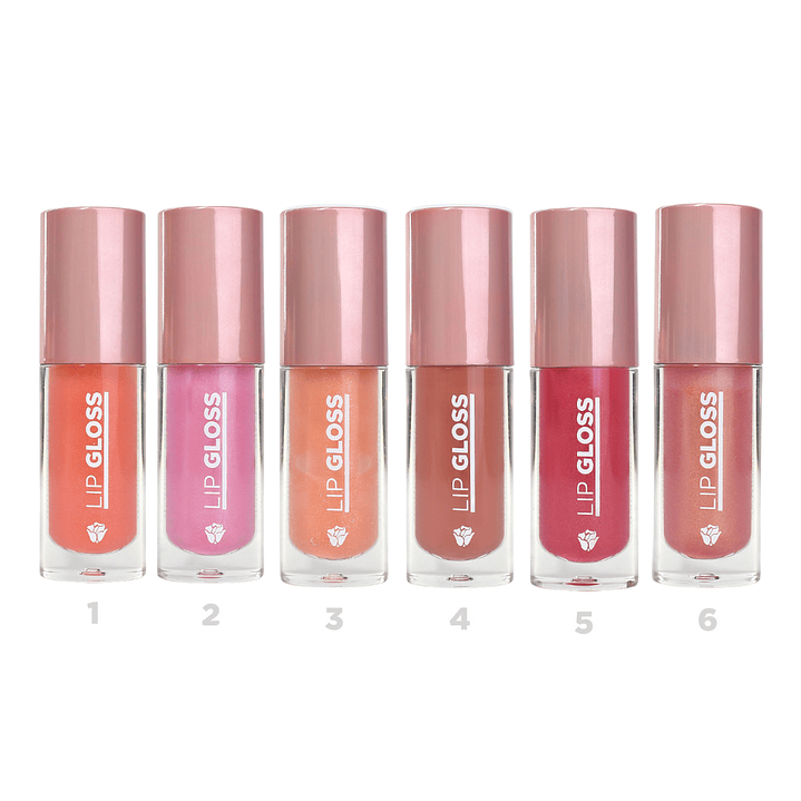 Lip Gloss Transparente con Vitamina E Tono 01, 02, 03, 04, 05, 06 - DOLCE BELLA 1