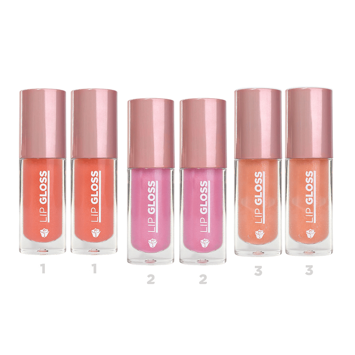 Lip Gloss Transparente con Vitamina E Tono 01, 02, 03 - DOLCE BELLA 1
