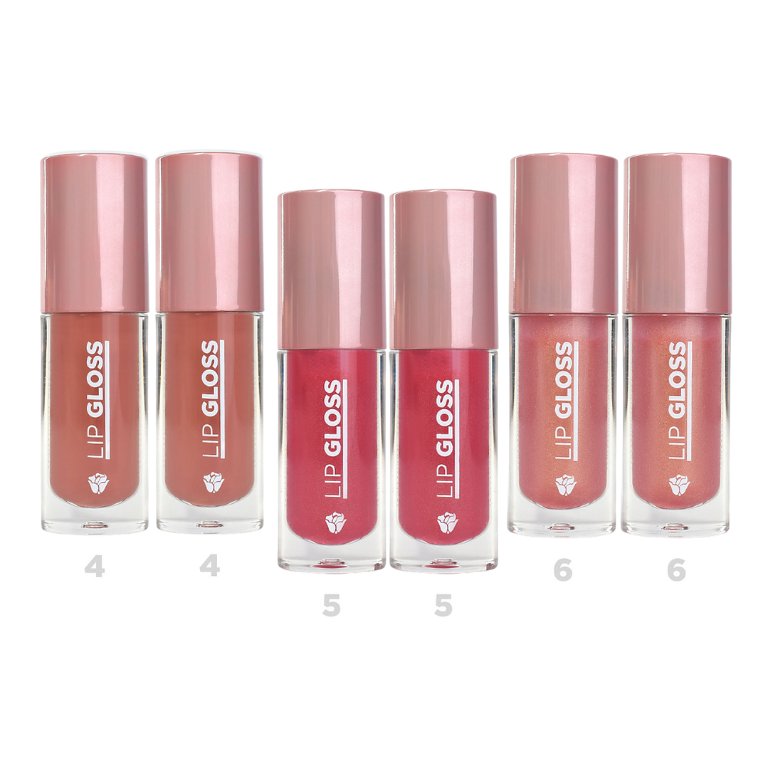 Lip Gloss Transparente con Vitamina E Tono 04, 05, 06, - DOLCE BELLA 1