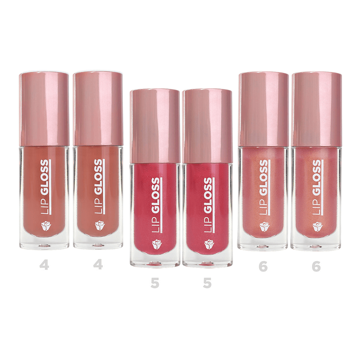 Lip Gloss Transparente con Vitamina E Tono 04, 05, 06, - DOLCE BELLA 1