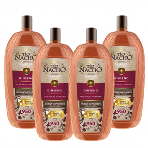 4 Tío Nacho Shampoo Ginseng 950 ML - TIO NACHO V:02/26
