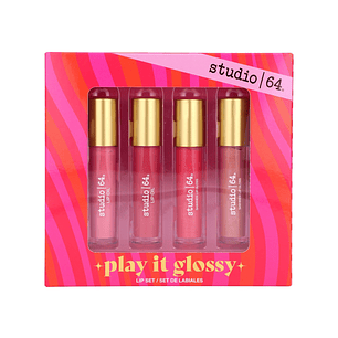 Set Studio 64 De Labiales Play It Glossy - STUDIO 64