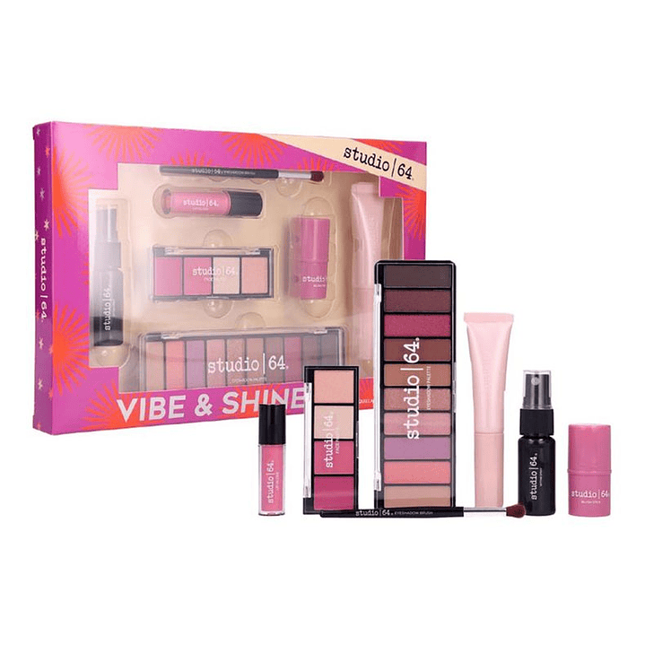 Set De Maquillaje Vibe Y Shine - STUDIO 64 1