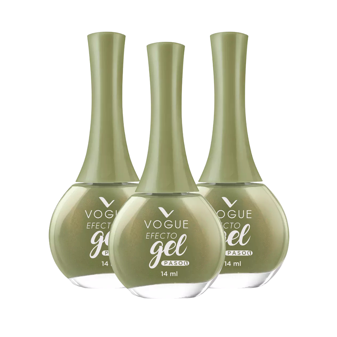 Esmalte Efecto Gel Jangueo 14 ML X3 - VOGUE 1