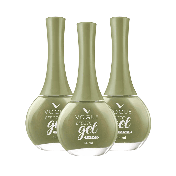 Esmalte Efecto Gel Jangueo 14 ML X3 - VOGUE 1
