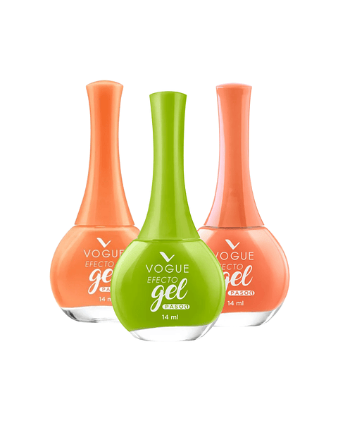 Esmalte Efecto Gel Extrovertida, Reggaetón, Flow 14 ML X3 - VOGUE