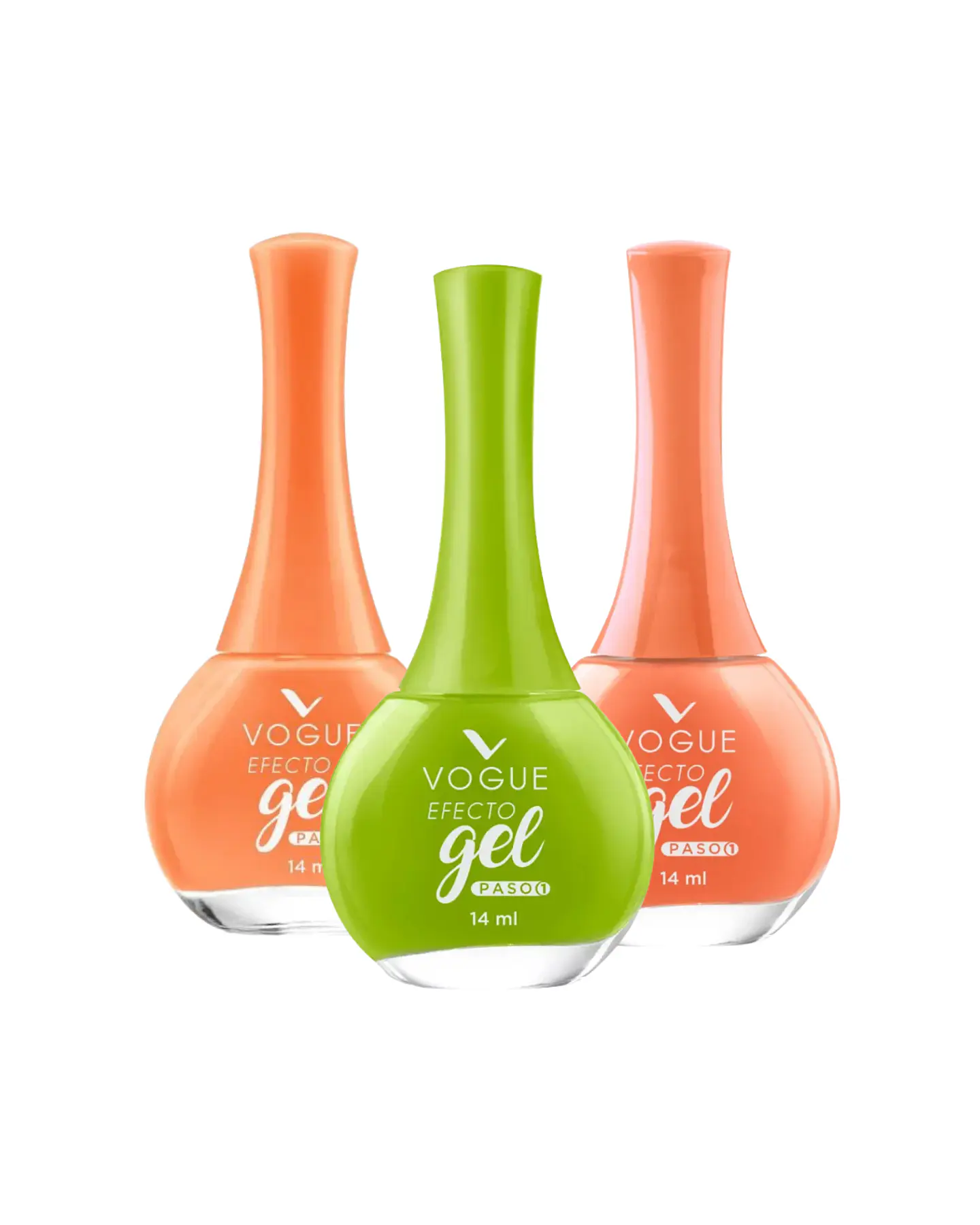 Esmalte Efecto Gel Extrovertida, Reggaetón, Flow 14 ML X3 - VOGUE 1
