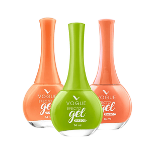 Esmalte Efecto Gel Extrovertida, Reggaetón, Flow 14 ML X3 - VOGUE