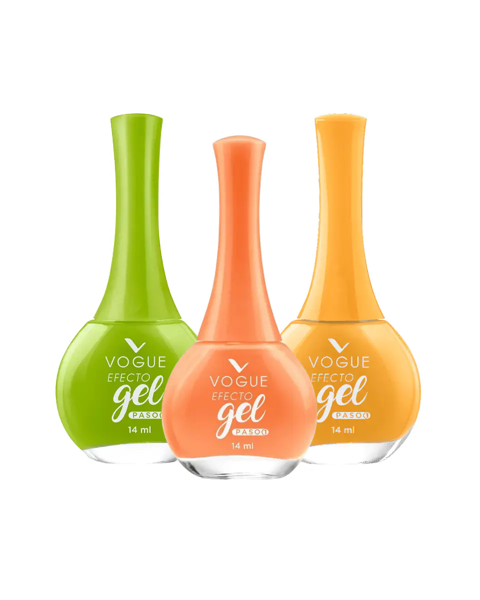 Esmalte Efecto Gel Flow, Reggaetón, Dembow 14 ML X3 - VOGUE 1