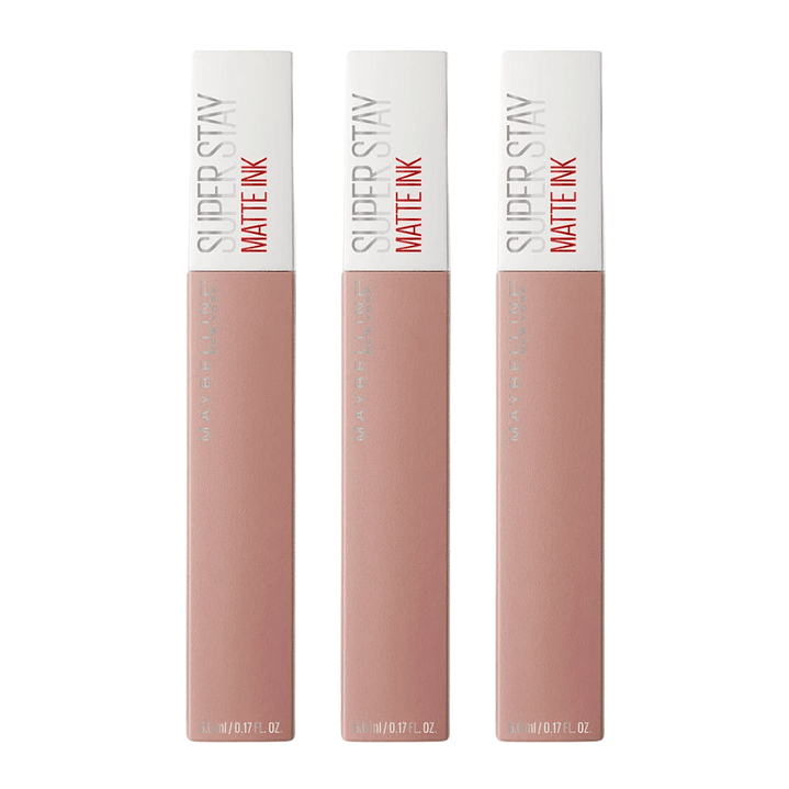 Lápiz Labial Maybelline Super Stay, Matte Ink Loyalist 05 - MAYBELLINE X3 Uni. 1