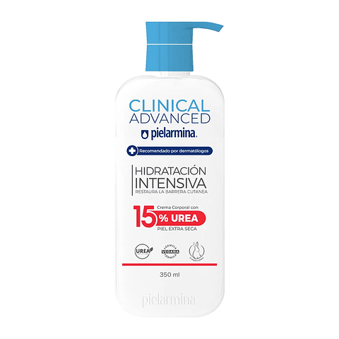 Crema Corporal Hidratación Intensiva Restaura La Barrera Cutanea 15% Urea, 350 ML - PIELARMINA