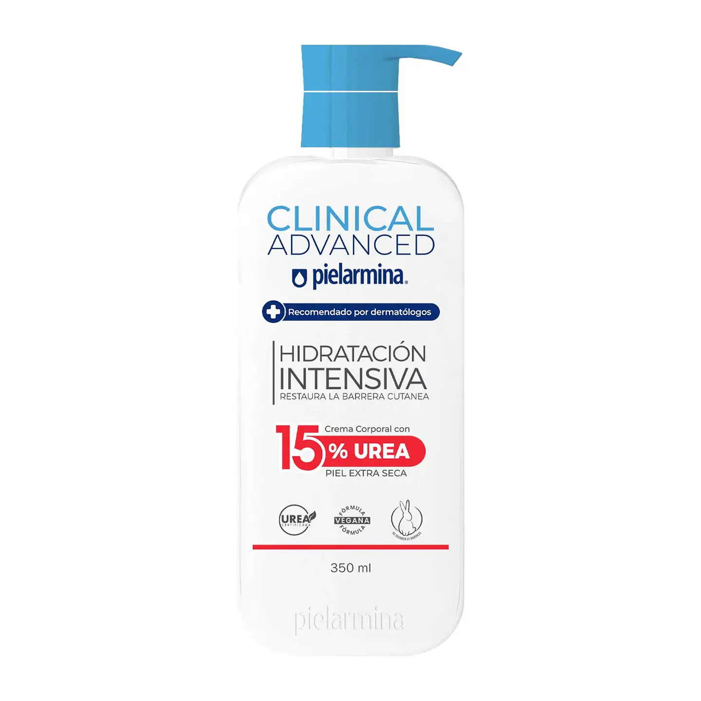 Crema Corporal Hidratación Intensiva Restaura La Barrera Cutanea 15% Urea, 350 ML - PIELARMINA 1