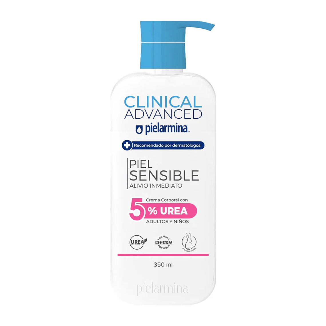 Crema Corporal Piel Sensible Alivio Inmediato 5% Urea, 350 ML - PIELARMINA 1
