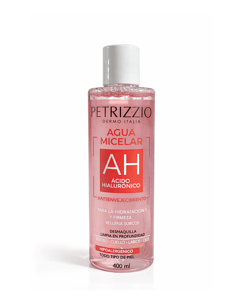 Agua Micelar Ácido Hialurónico 400 ML - PETRIZZIO