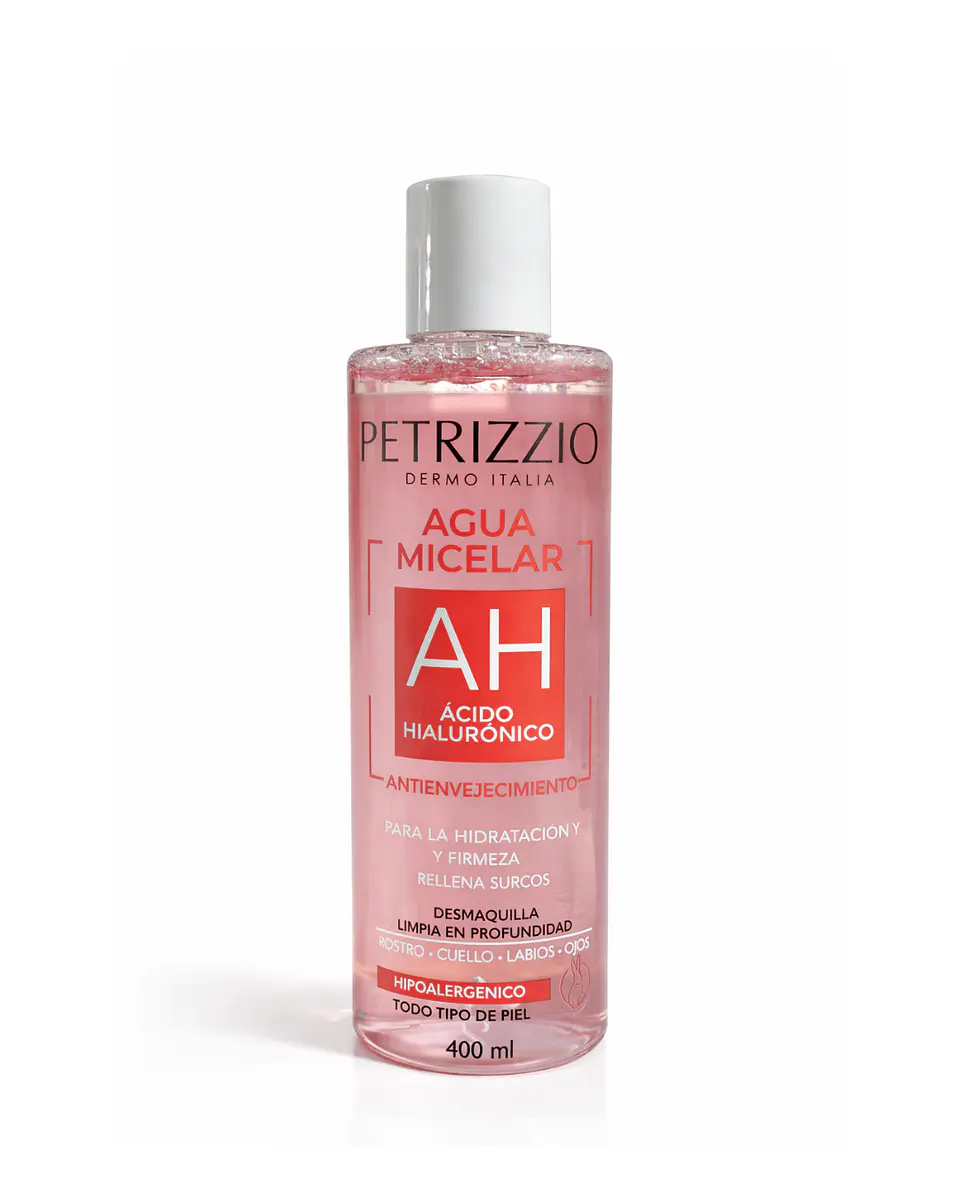 Agua Micelar Ácido Hialurónico 400 ML - PETRIZZIO 1