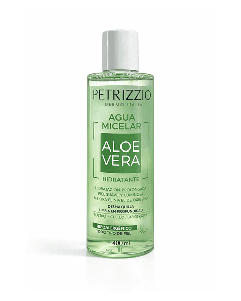 Agua Micelar Aloe Vera Hidrante Naturactive 400 ML - PETRIZZIO