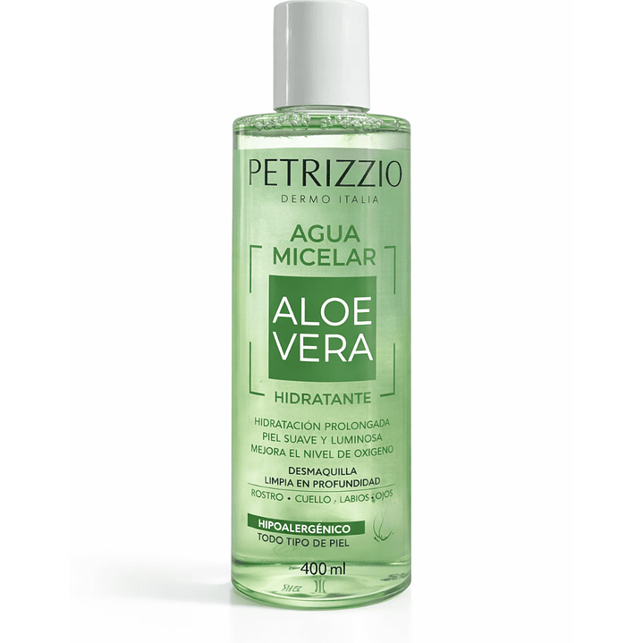 Agua Micelar Aloe Vera Hidrante Naturactive 400 ML - PETRIZZIO 1