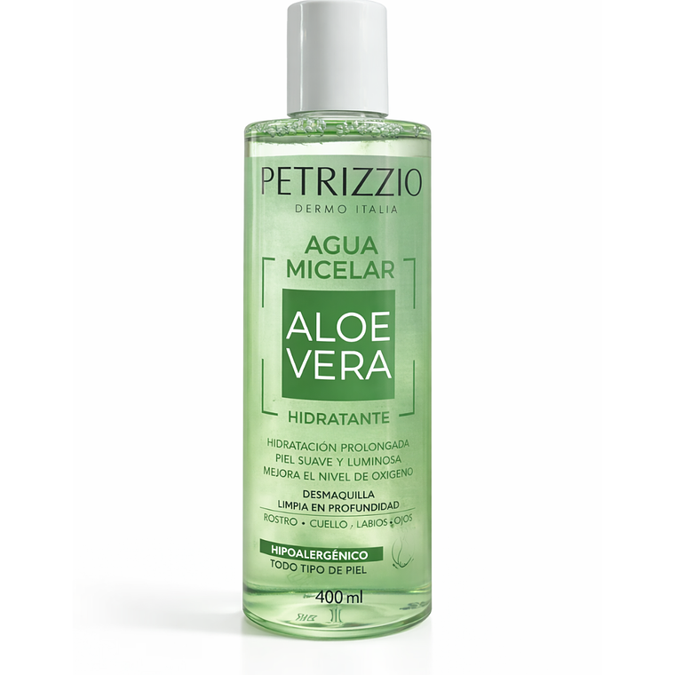 Agua Micelar Aloe Vera Hidrante Naturactive 400 ML - PETRIZZIO 1