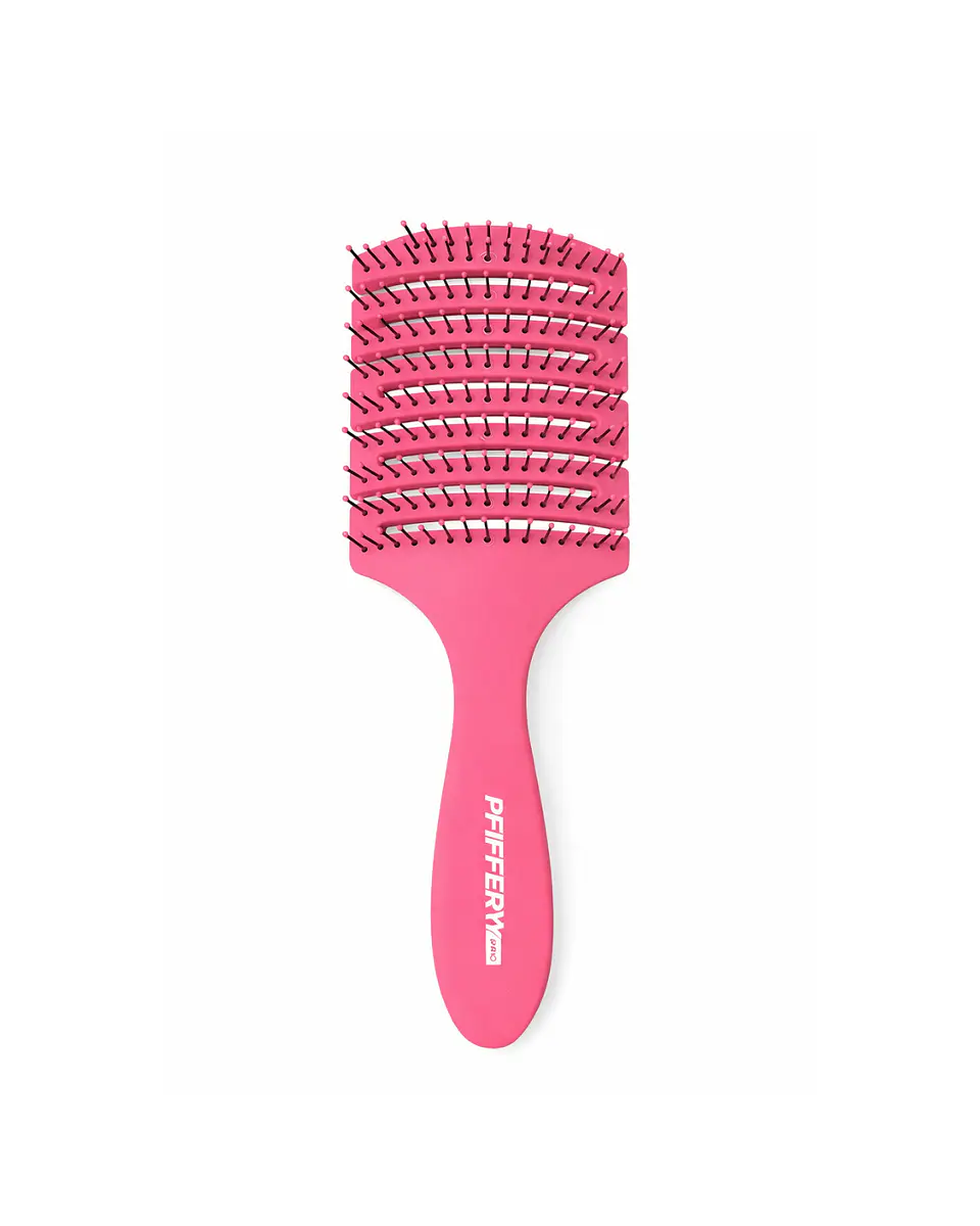 Cepillo Desenredante Flexible Rosado - PFIFFERY 1