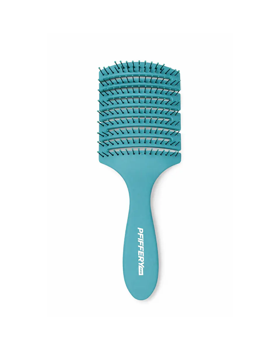 Cepillo Desenredante Flexible Verde - PFIFFERY 1