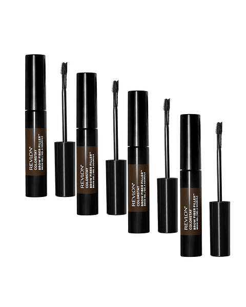 Gel para Cejas Colorstay Brow Fiber Filler Dark Brown X4 - REVLON