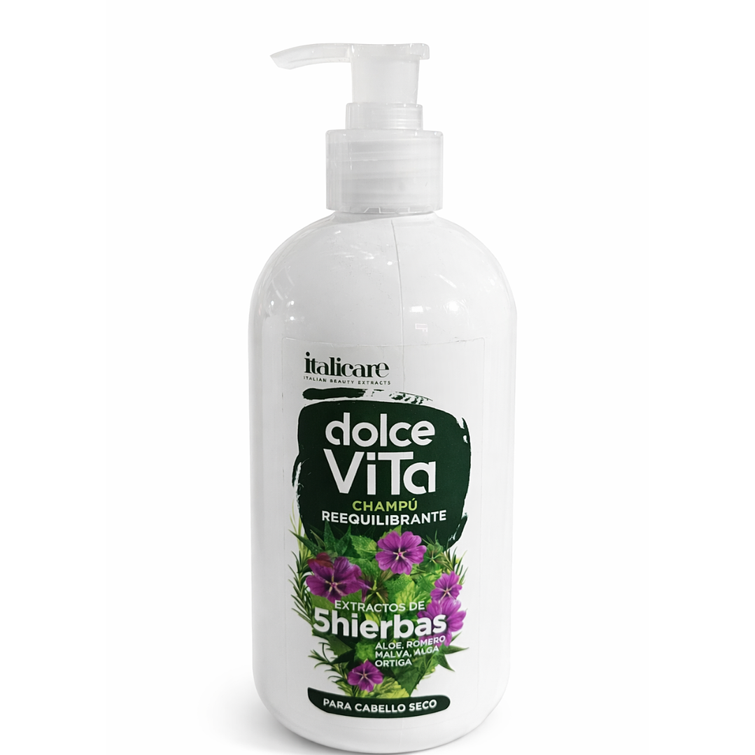 Shampoo Reequilibrante Dolce Vita 500 ML - ITALICARE 1
