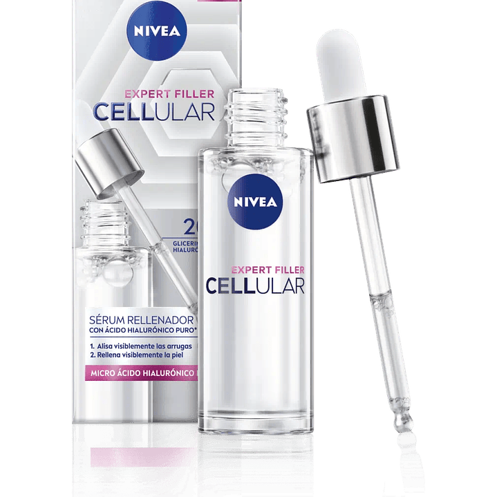 Serum Rellenador Hyaluron Cellular Filler 30 ML - NIVEA 1