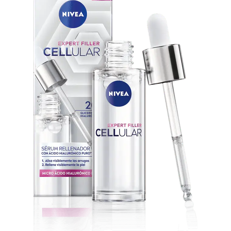 Serum Rellenador Hyaluron Cellular Filler 30 ML - NIVEA 1