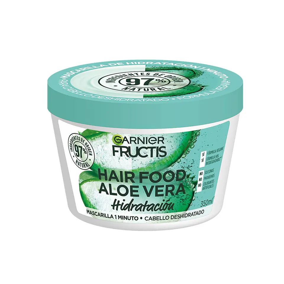 Mascarilla Capilar Hair Food Aloe Vera Hidratación 350 ML - GARNIER 1