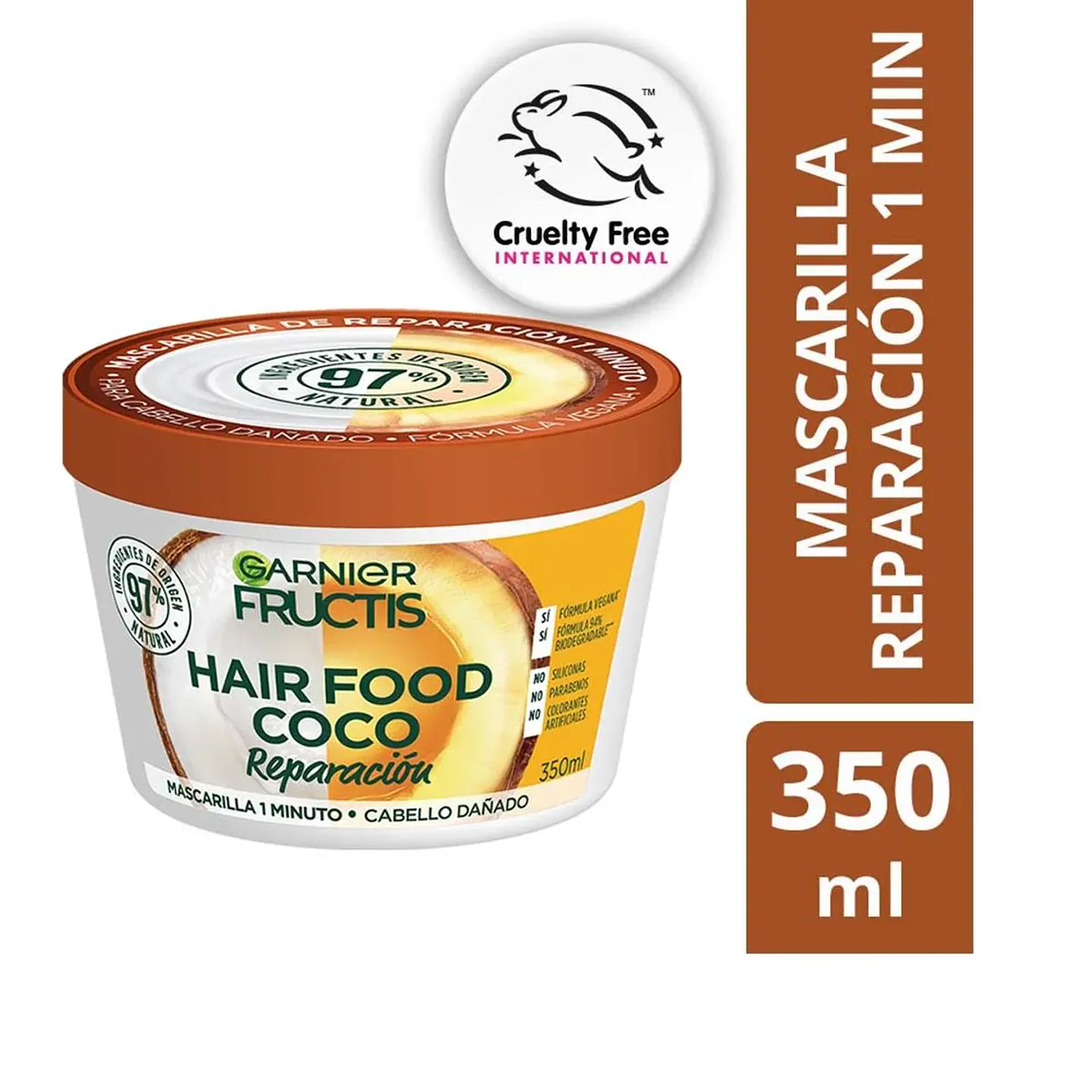 Mascarilla Capilar Hair Food Coco Reparación 350 ML - GARNIER 2