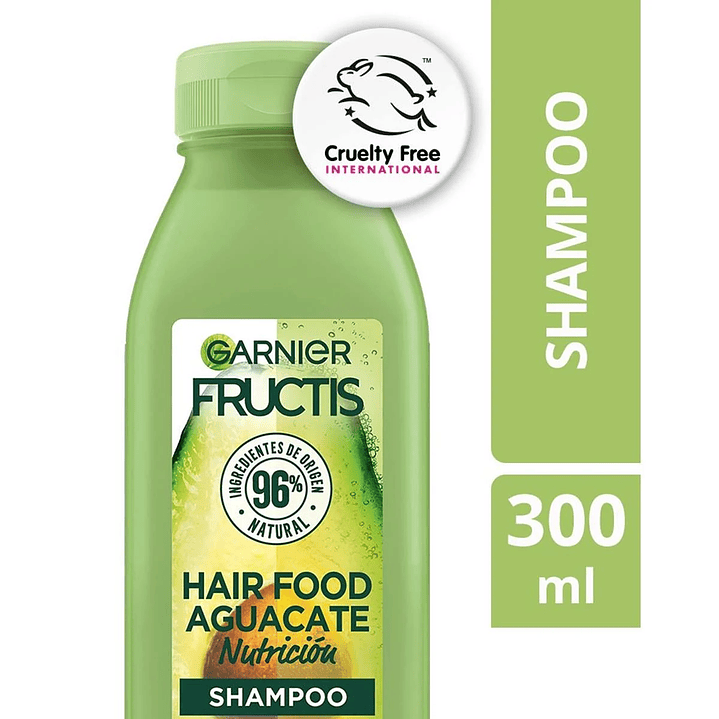 Shampoo Fructis Hair Food Aguacate Nutrición 300 ML - GARNIER 3