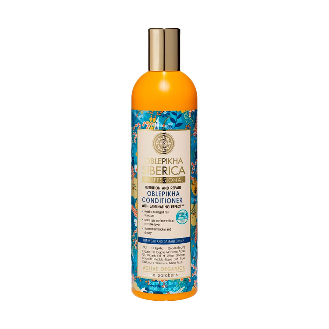 Acondicionador Cabello Débil Y Dañado Espino Amarillo 400 ML - NATURA SIBERICA 1