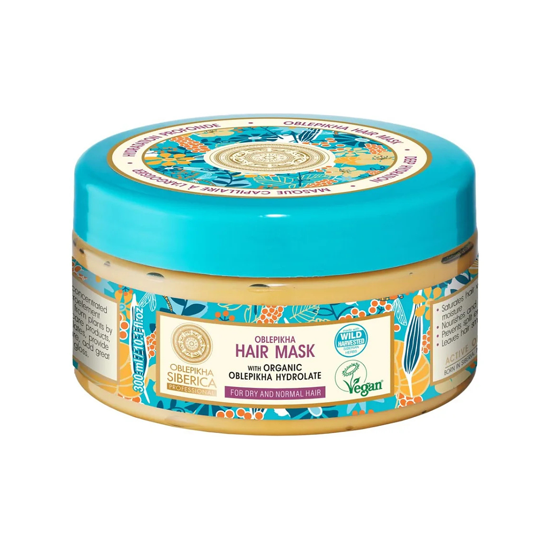 Mascarilla Cabello Normal Y Seco Organic Oblepikha 300 ML - NATURA SIBERICA 1