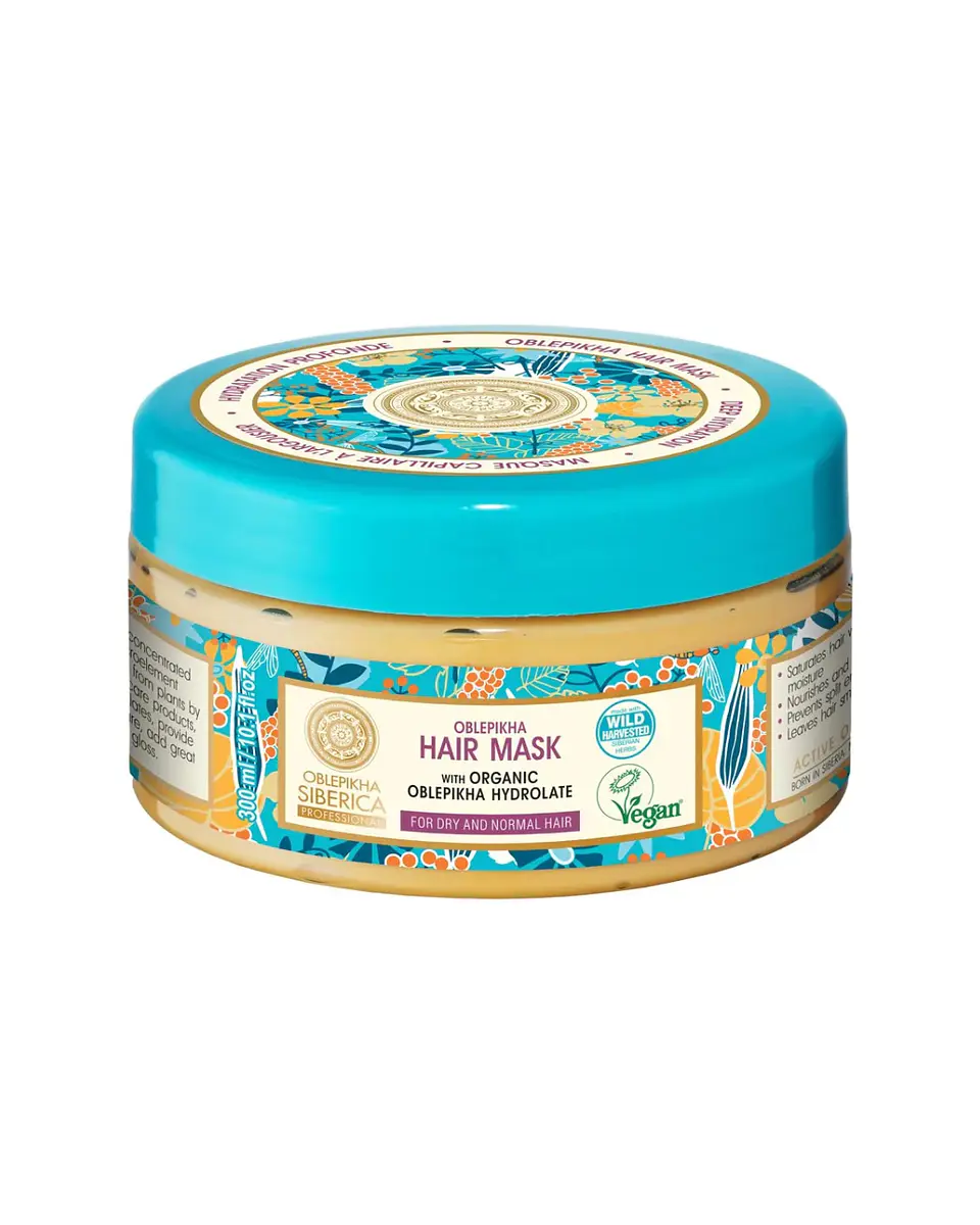Mascarilla Cabello Normal Y Seco Organic Oblepikha 300 ML - NATURA SIBERICA 1